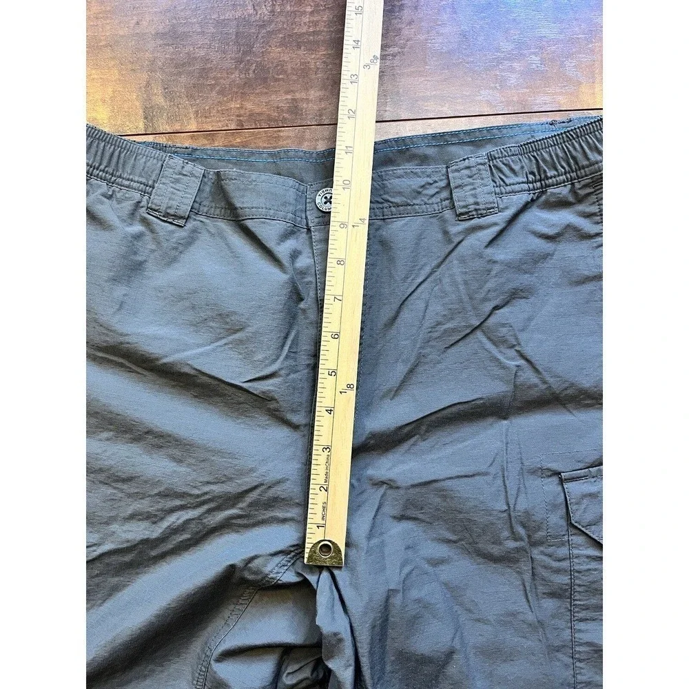 Columbia Mens Gray Zip Off Convertible Hiking Outdoors Pants Size M